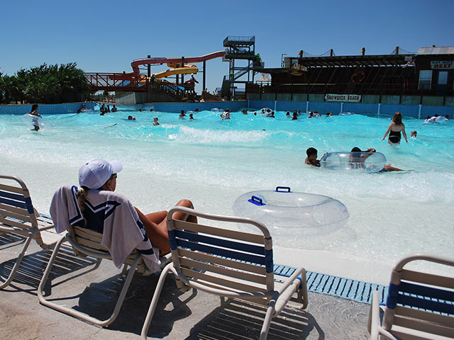 Shipwreck Beach | Castaway Cove Water Park - Wichita Falls, TX